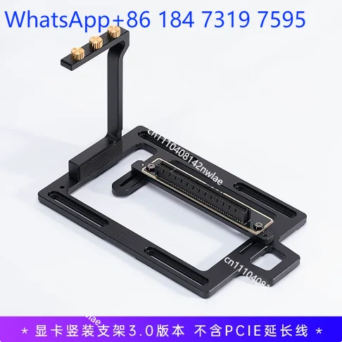 Vertical 90 Degree Mounting Bracket for Graphics Card, PCIE4.0 Extended Line Full Speed Vertical Mounting Bracket Kit