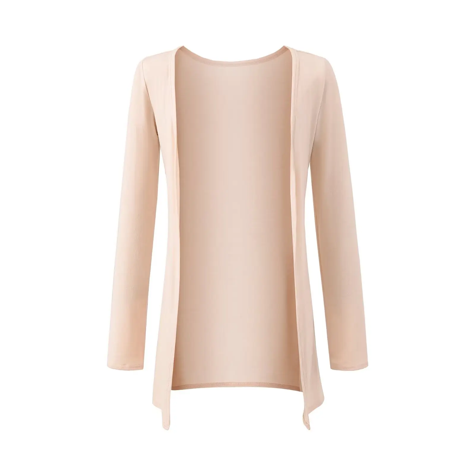 

Ladies Summer Thin Long Sve Open Cardigan Loose Fit Breathable Sun Protection Casual Sle Air Conditioning Outerwear Top