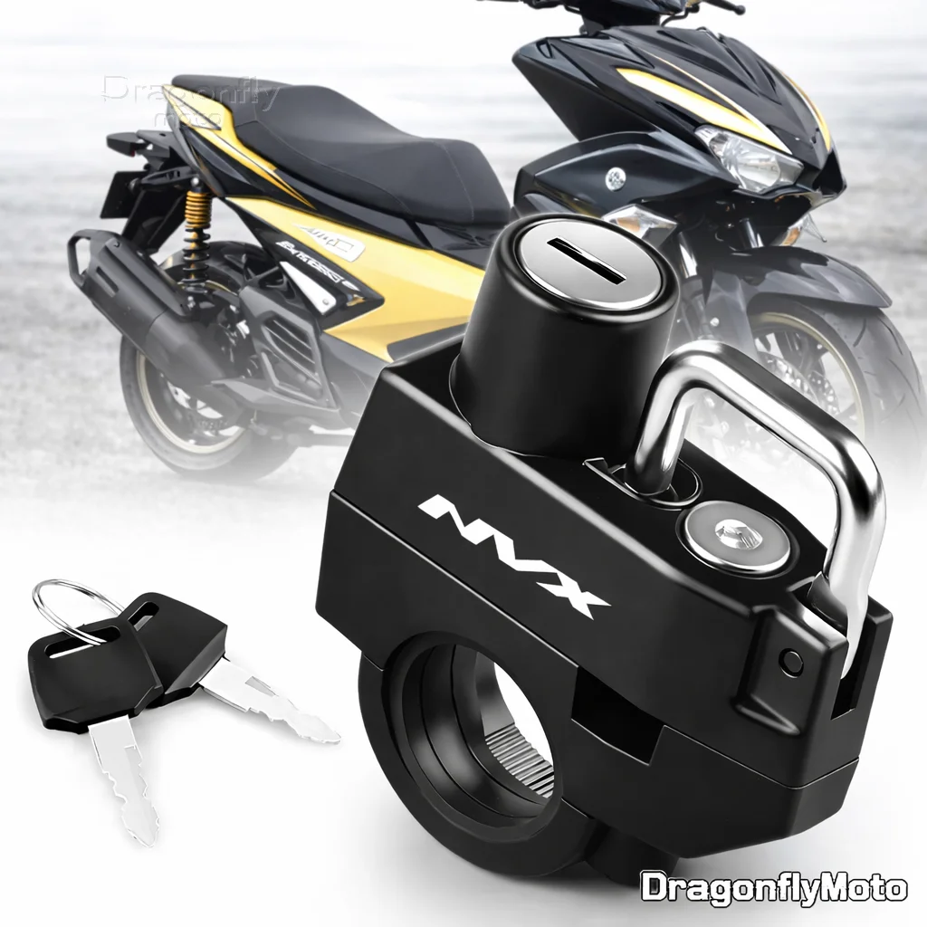 

Замок для мотоциклетного шлема для Yamaha NVX 155, Aerox 155, противоугонное устройство для шлема, нержавеющий, с защитой от ржавчины