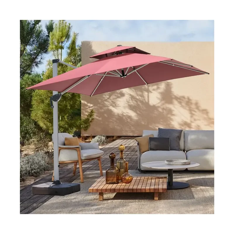 

[280 Grams Canopy Polyester]Chinese Address Free Sample Available Outdoor Garden/Hotel/Coffee Shop/Rustaurant/Patio Umbrella