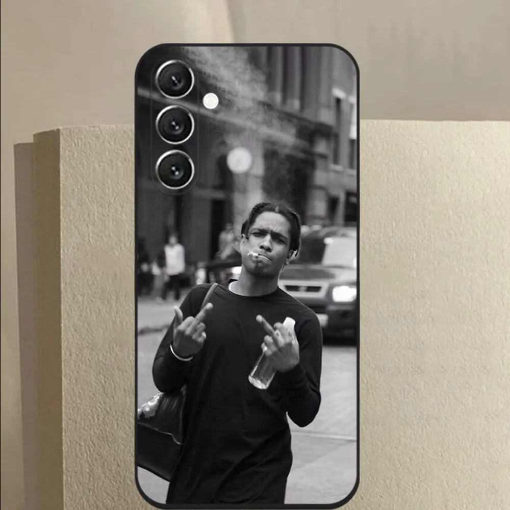 A-ASAP-Rocky-S Rapper  Phone Case For Samsung Galaxy A13,A21s,A22,A31,A32,A52,A53,A71,A80,A91 Soft Black Cover