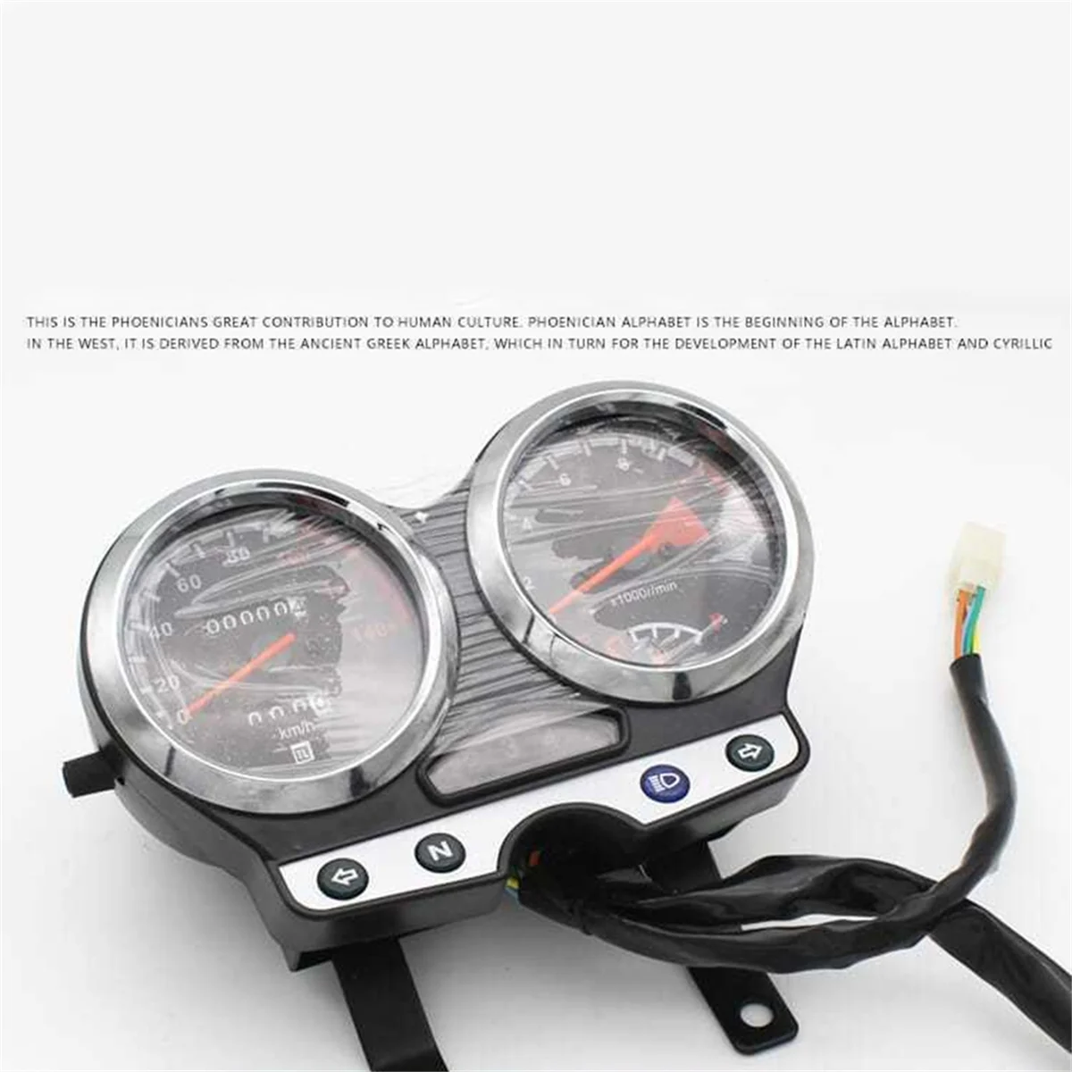 Motorcycle Led Instrument Assembly for Suzuki GT125 GSX125/QS125 Brazil Colombia Odometer Tachometer