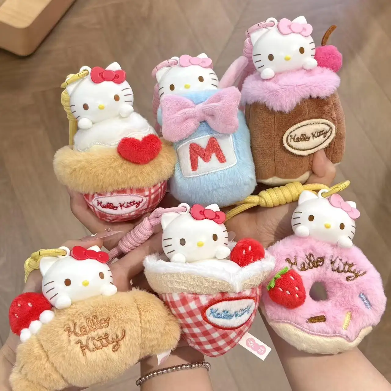 

Официальный оригинальный Spot Ki Tty Kitten, послеобеденный чай, ароматизация, слепая коробка, подвеска, автомобильные плюшевые куклы, милые игрушки для отправки, подарок другу