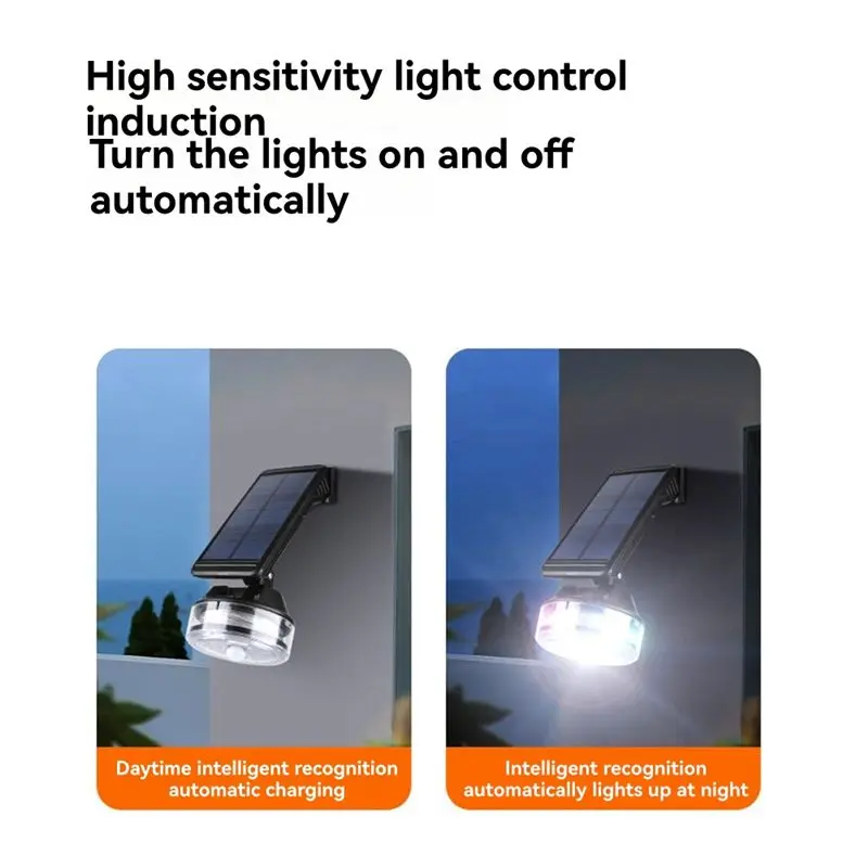 A67P-أضواء الحديقة الشمسية في الهواء الطلق ضوء الشمس مقاوم للماء محس حركة التخييم مصباح الشارع المشهد الجدار الديكور #3