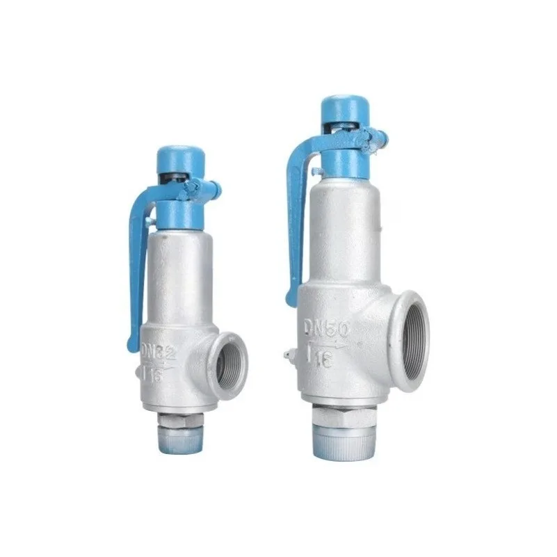 Cast steel spring full opening external thread safety valve