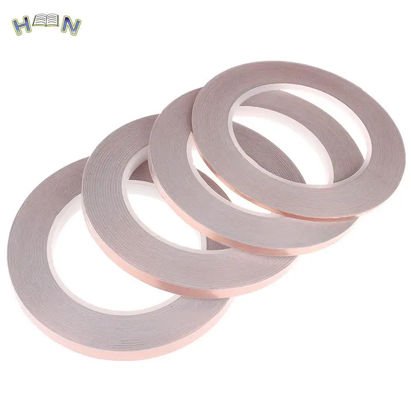 30M Single Side Conductive Copper Foil Tape Strip Adhesive EMI Shielding Tape