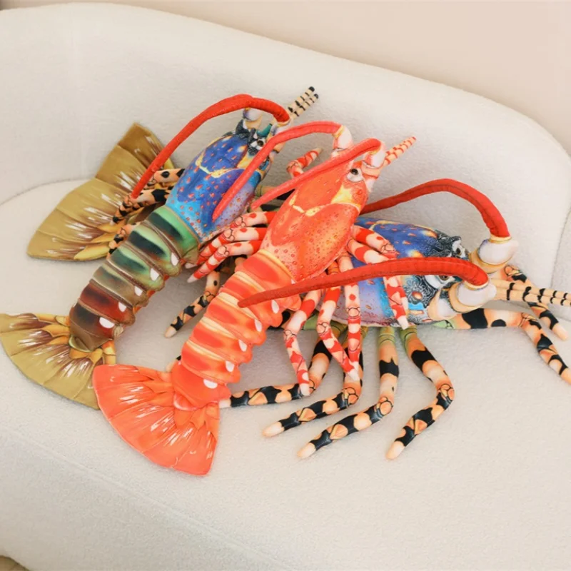 

Imitation Australian lobster Plush Toys Cartoon Stuffed Toy Dolls Girls Boys Birthday Gift Plushie Funny Toys Plush Dolls