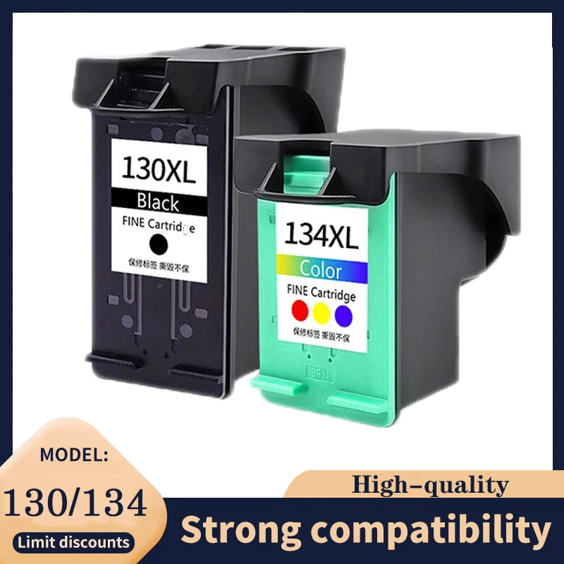 

Совместимый картридж 130xl 134xl для принтера HP 130 134 xl Deskjet 5943 6543 5743 6623 5743 6843 6523 6943