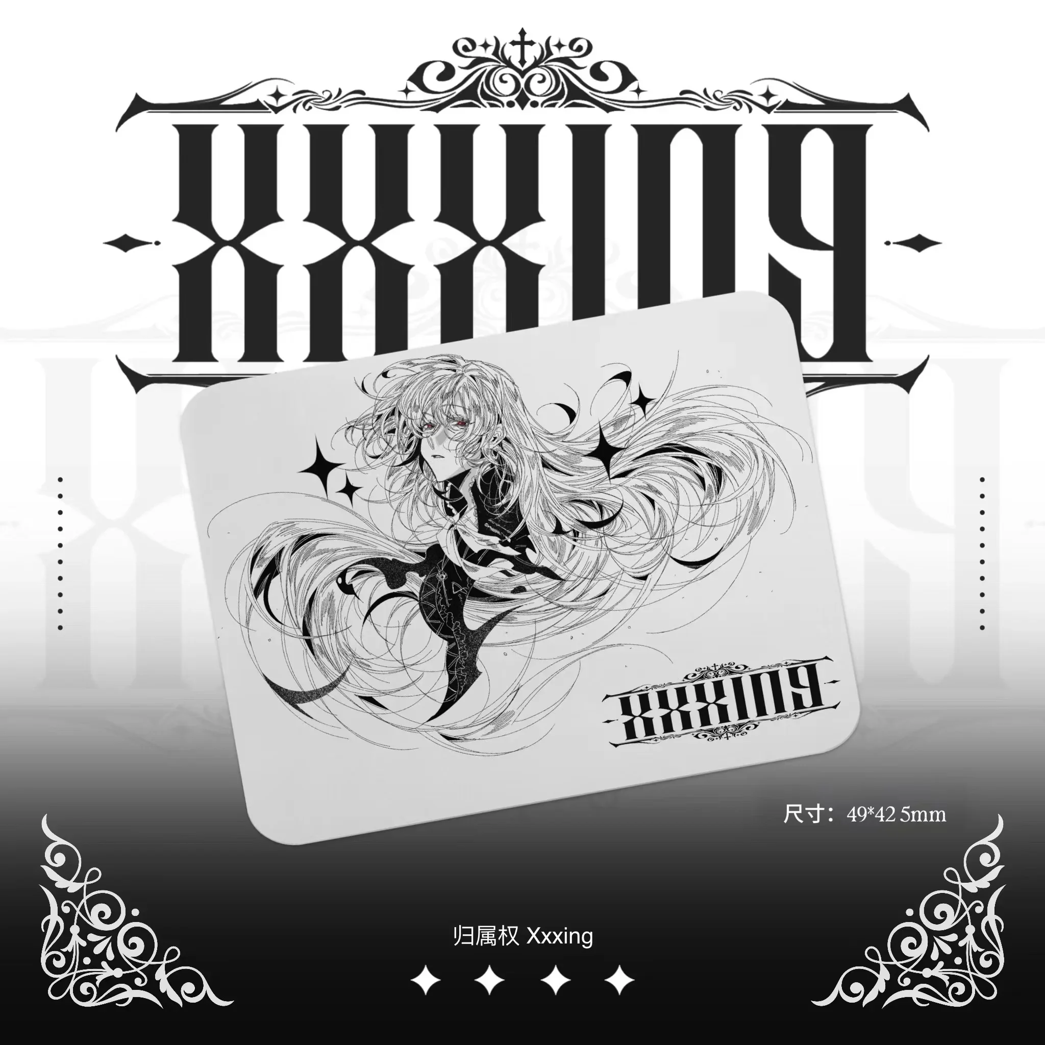 

Gacrux Mouse Pad Neutral Slippery Fine Surface Woven Polyurethane Primer Fearless Contract Anime Pubg Apex Game Office Home Mat