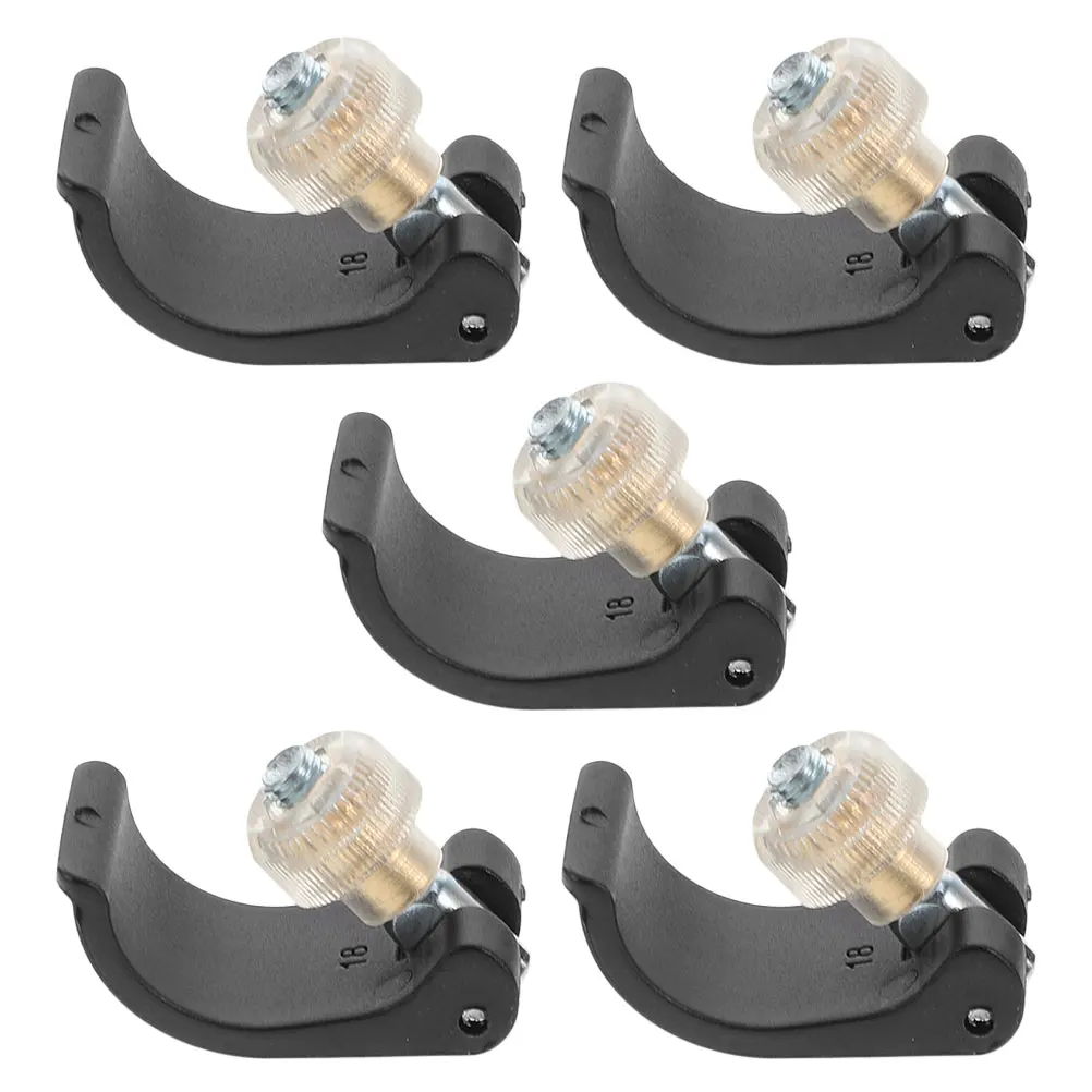 

5 Pcs Trekking Pole Nut Accessories Nylon Fastener Buckle Hiking Buckles External Lock for Walking Sticks Clip Climbing Handle