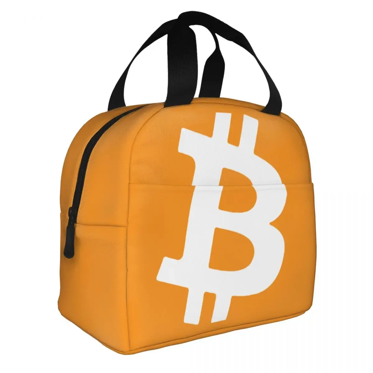 Bitcoin Crypto Insulated Lunch Bags Large Ethereum Btc Blockchain Reusable Cooler Bag Tote Lunch Box College Picnic Bento Pouch