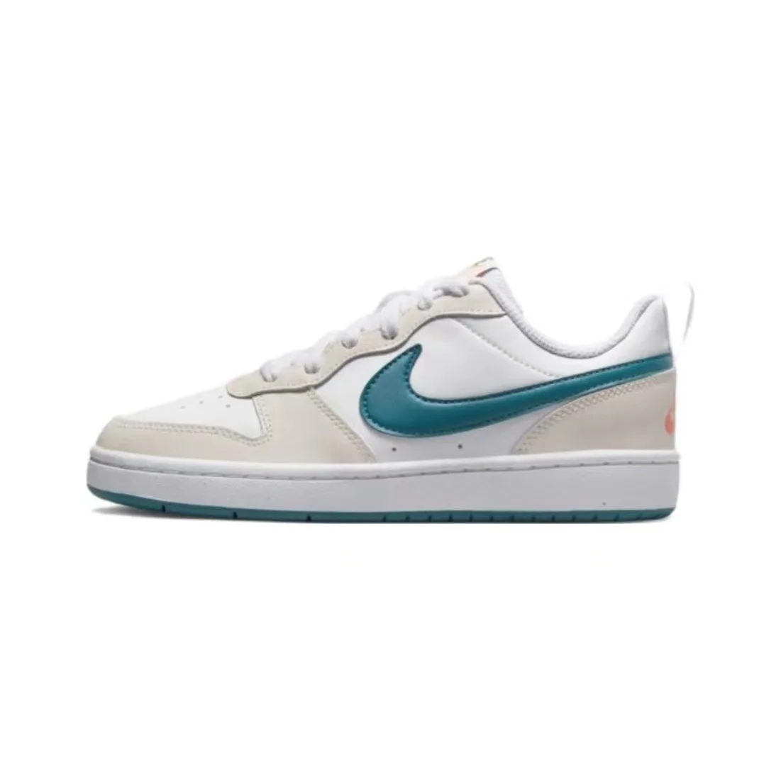 Nike Court Borough 2 Leather Comfortable, Versatile, Anti slip, Shock Absorbent, Wear resistant Board Shoes for Women