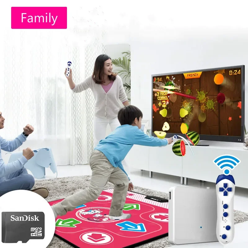 Exercise Dance Fitness Blanket,Wireless Dance Mat,TV Computer Single Player Dual Use New Massage Home Yoga Machine Sliming Game