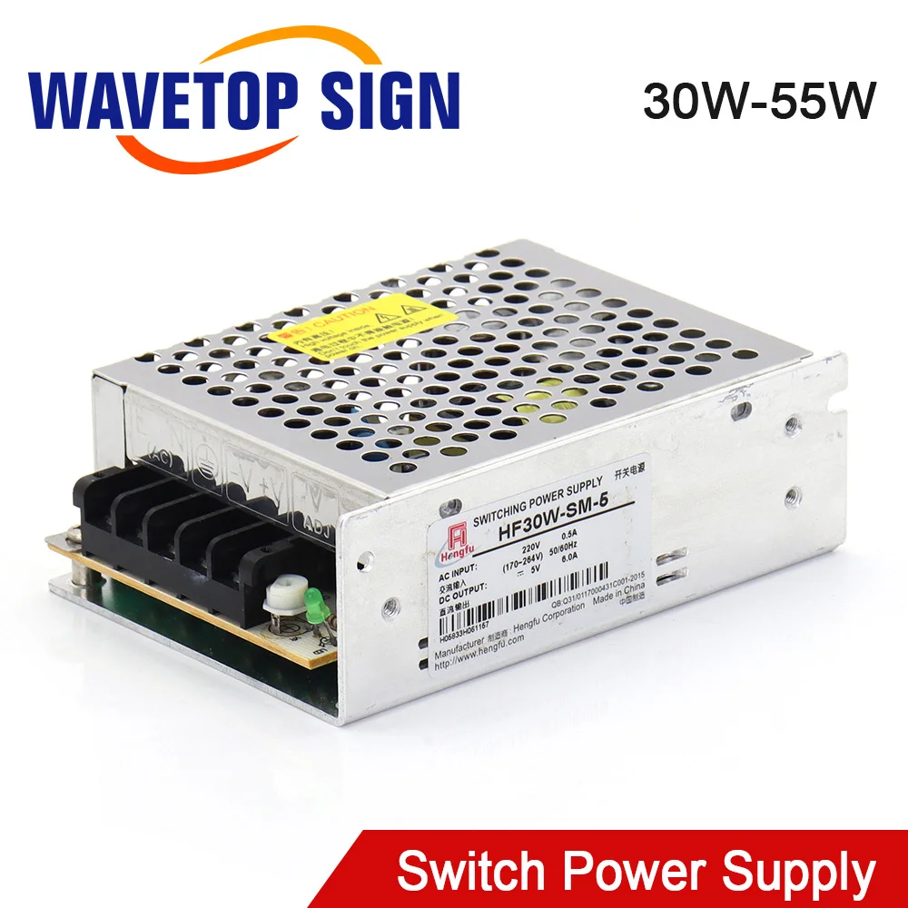 

SignkoRay Switch Power Supply HF30W-SM HF35W-S HF55W-SE 5V-48V For Co2 Laser Cutting and Engraving Machine
