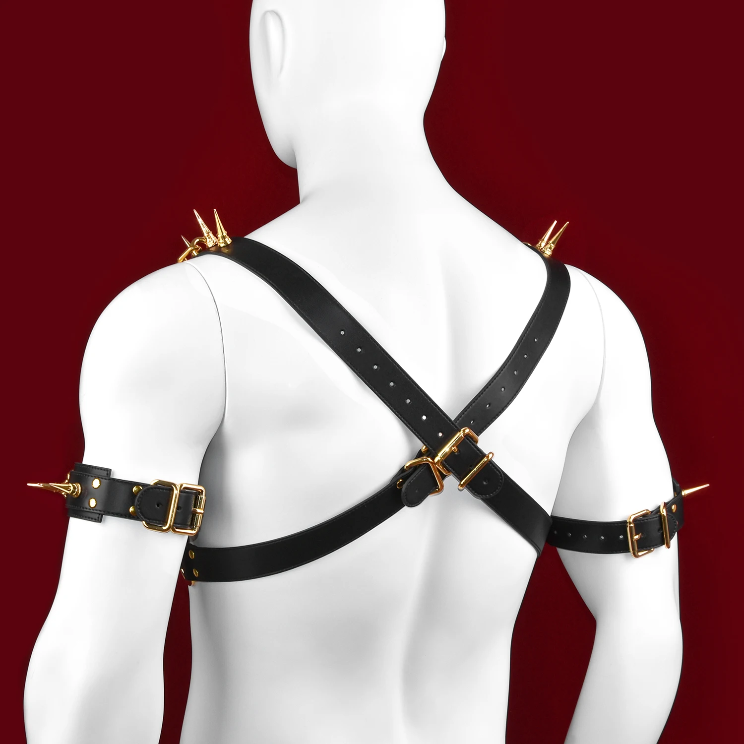 LEZEE الجسم عبودية حزام مربط صدر سراويل أحزمة مثير الكبار قضيب جلدي الملابس مجموعة الملابس الداخلية سلسلة الجنس لعب للنساء الرجال #4