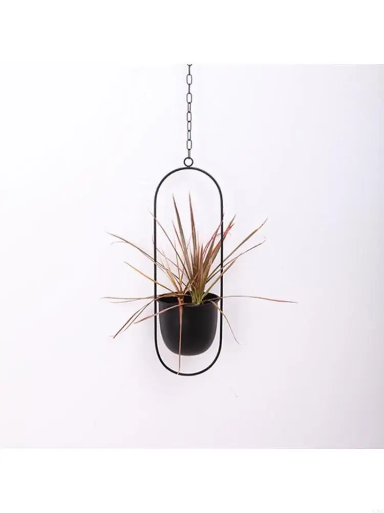 

Simple Design Plant Pot Hanging Planter Vase Modern Window Ceiling Hanger for Small Cactus Herb Air Plant X3UC