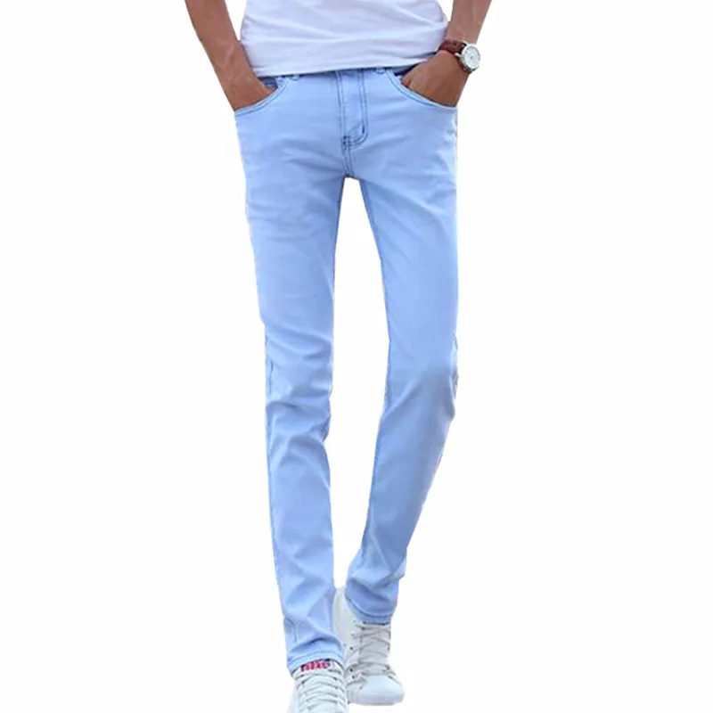 Women's Black Casual Pants for Fall and Winter; Dark Blue Elastic-waist, High-stretch Trousers; Asian Sizes 26–38.
