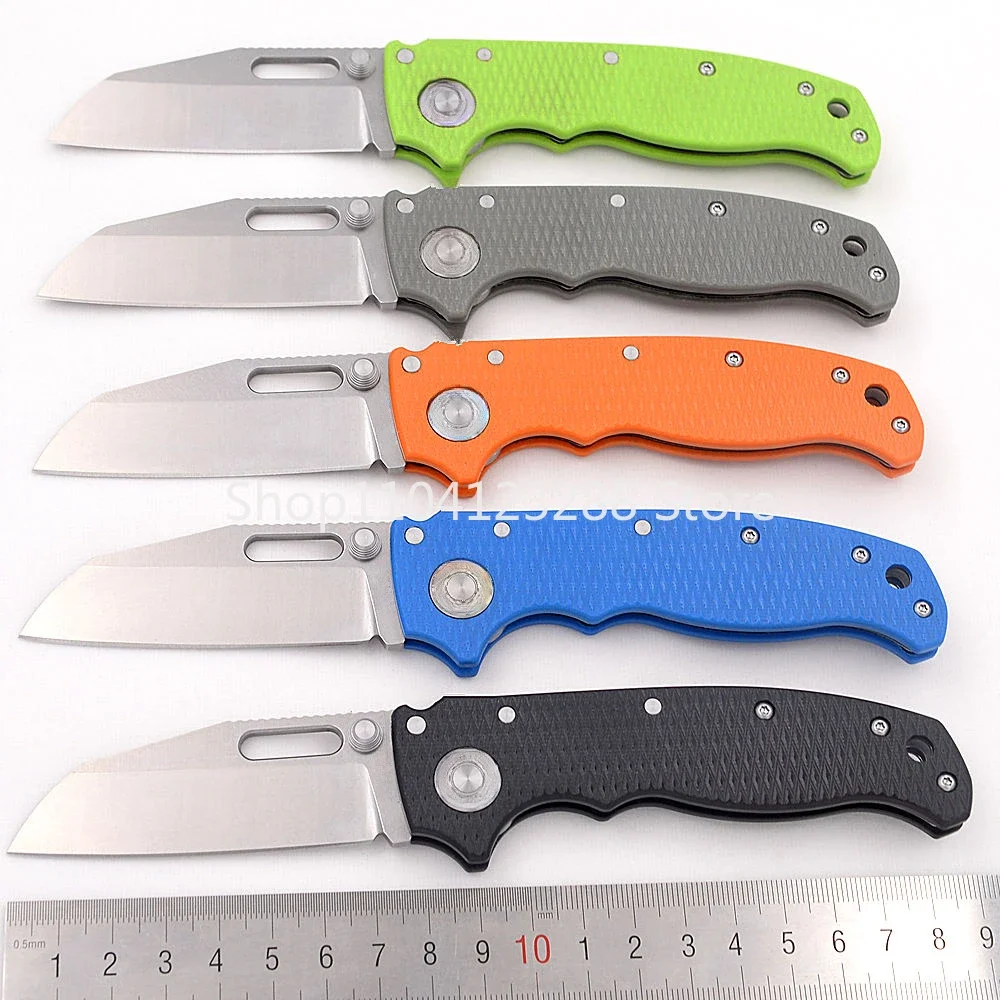 DEMKO AD20 Pocket Folding Knife 8Cr13Mov Clip Point Blade G10 Handles Survival Tactical Knives Outdoor Camping Hunting EDC Tools