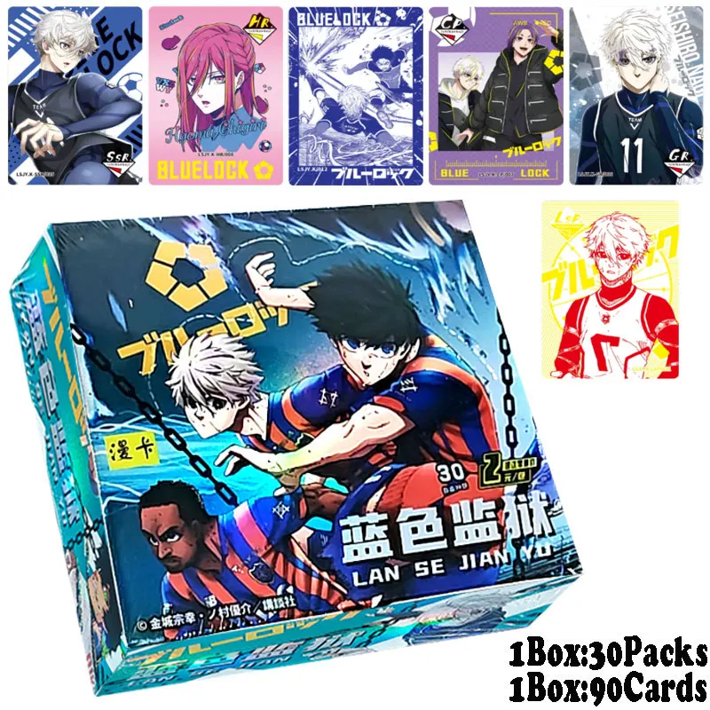 Newest Blue Lock Collection Card Yisagi Yoichi Red Mikage Booster Box ACG CCG TCG High Quality Hit Chrismas Hobbies Gift