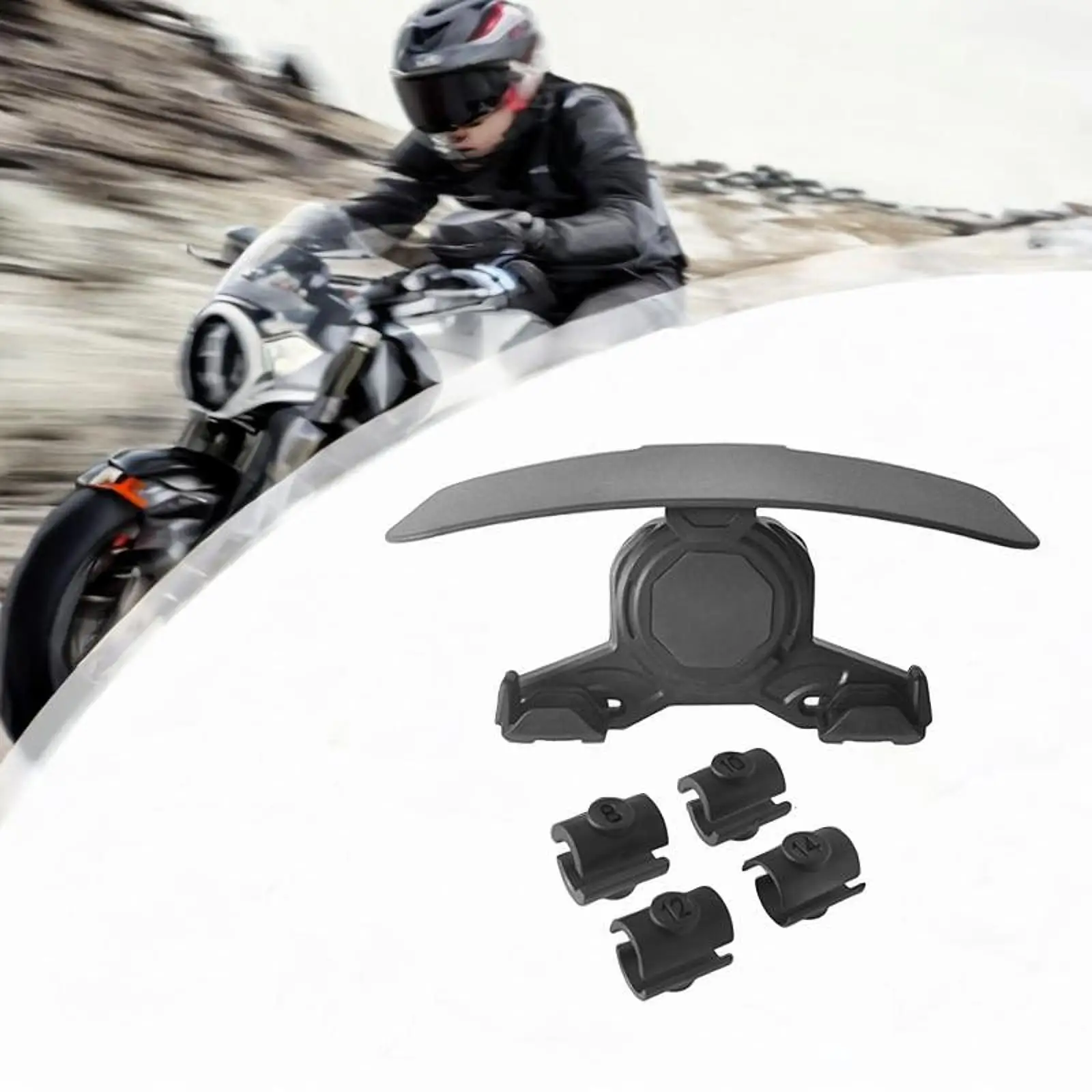 

Generic Motorcycle Phone Nount Extension Holder Strong Sturdy Accessory Mount Extender Extension Convenient Mounting Bracket