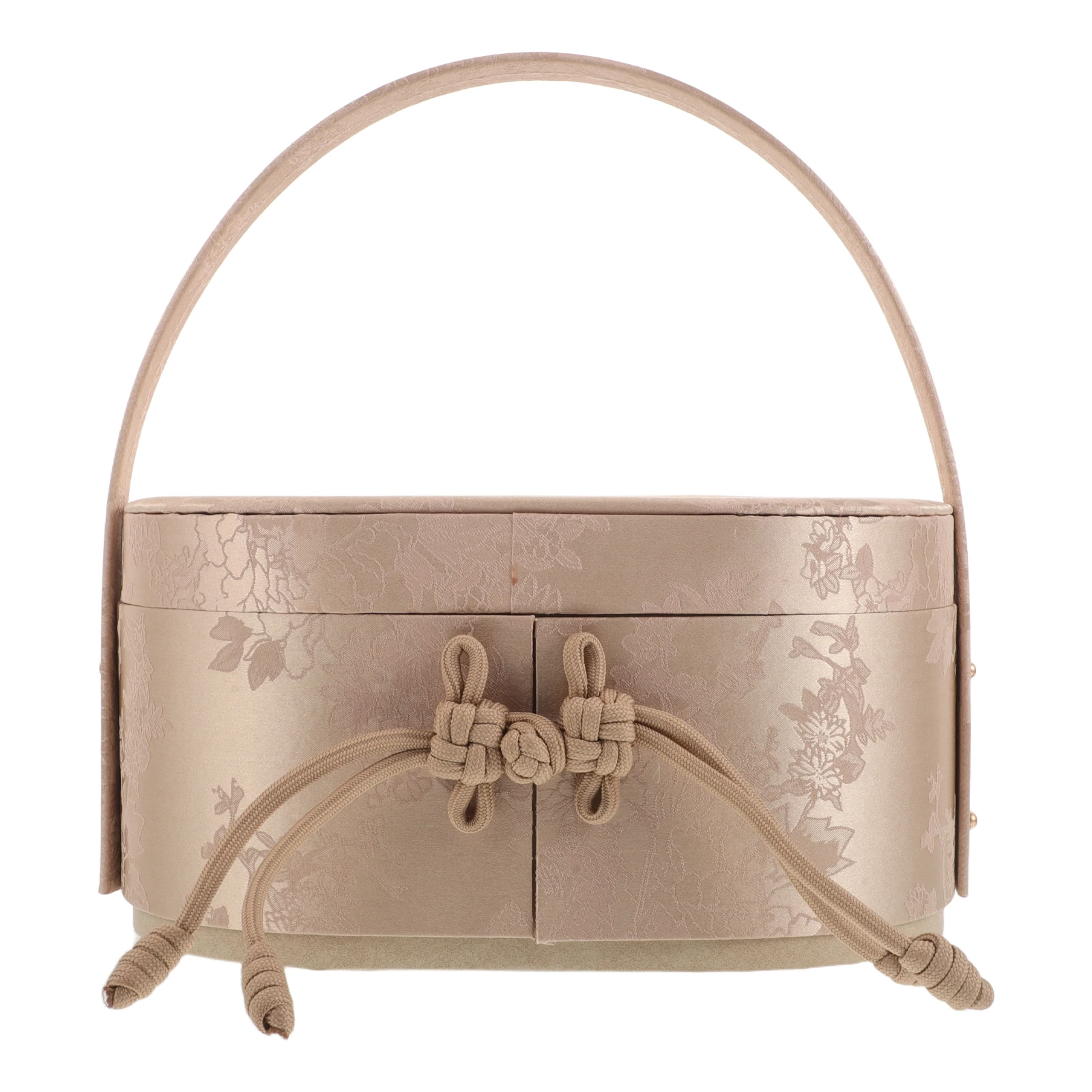 

Wedding Candy Box Large Capacity Decorative Containers Elegant Handle Design Chinese Guest Favors Brocade Boxes Cookies Sweet