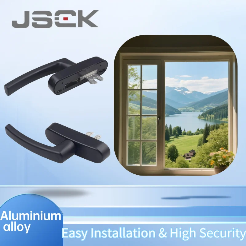 مقبض نافذة انعطاف ممتاز للإمالة لنوافذ الألومنيوم ذات الكسر الحراري - آلية قفل Espag - سهلة التركيب ومضادة للتآكل