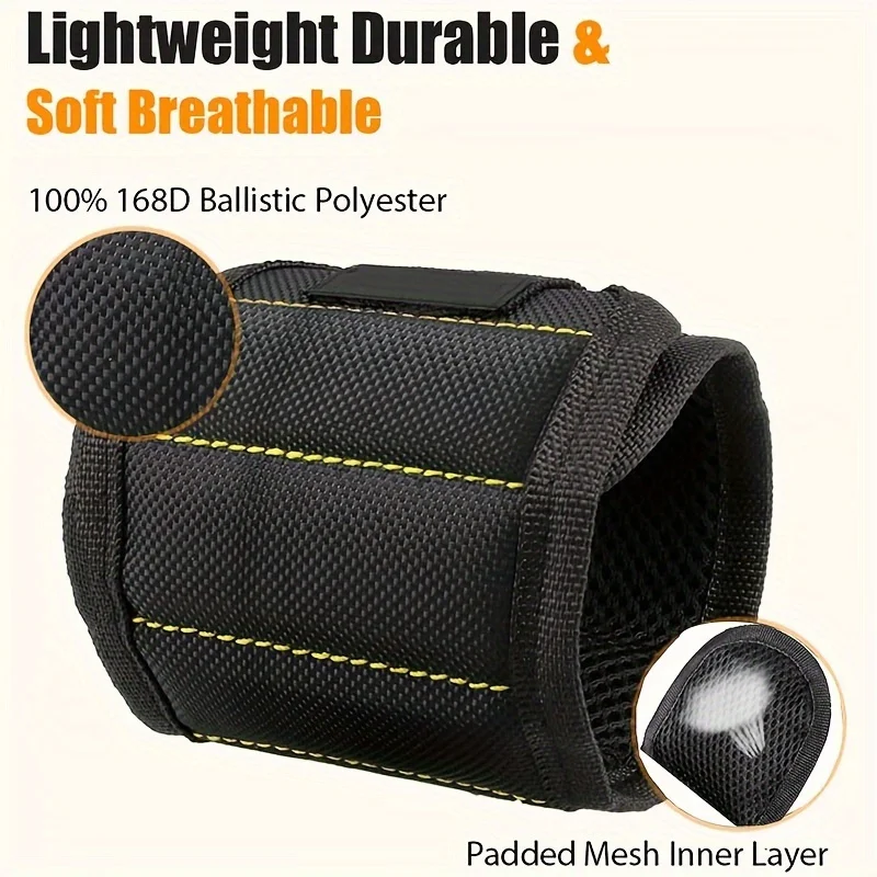 Magnetic Wristband for Holding Screws Nails Drilling Bits Wrist Tool Holder Belts with Strong Magnets Cool Gadgets for Men wome
