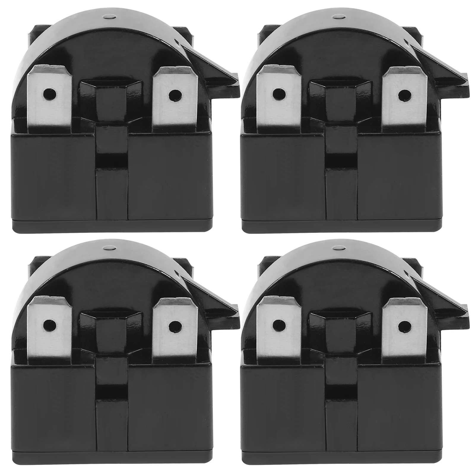 

4pcs Refrigerator Ptc Start Relay 4-Pin Freezer Thermal Overload Protector For Mini Fridge Compact Beverage Cooler Wine