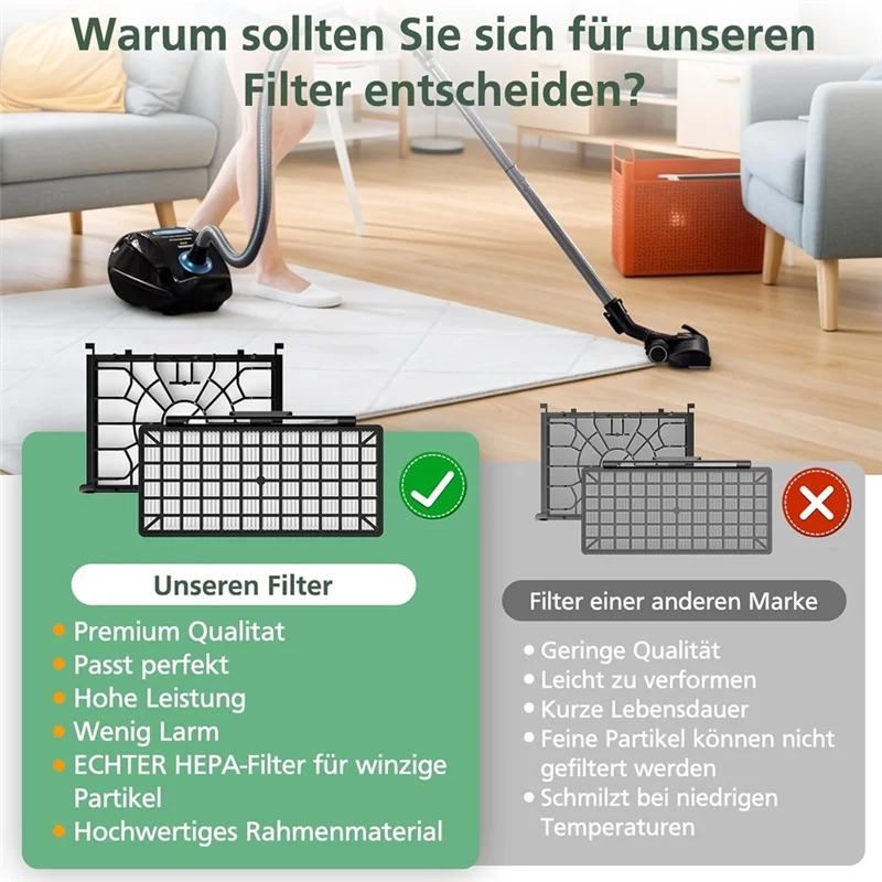 High-Performance Filter Replacement For Siemens Q5.0 Extreme Silencepower VSQ5X1230