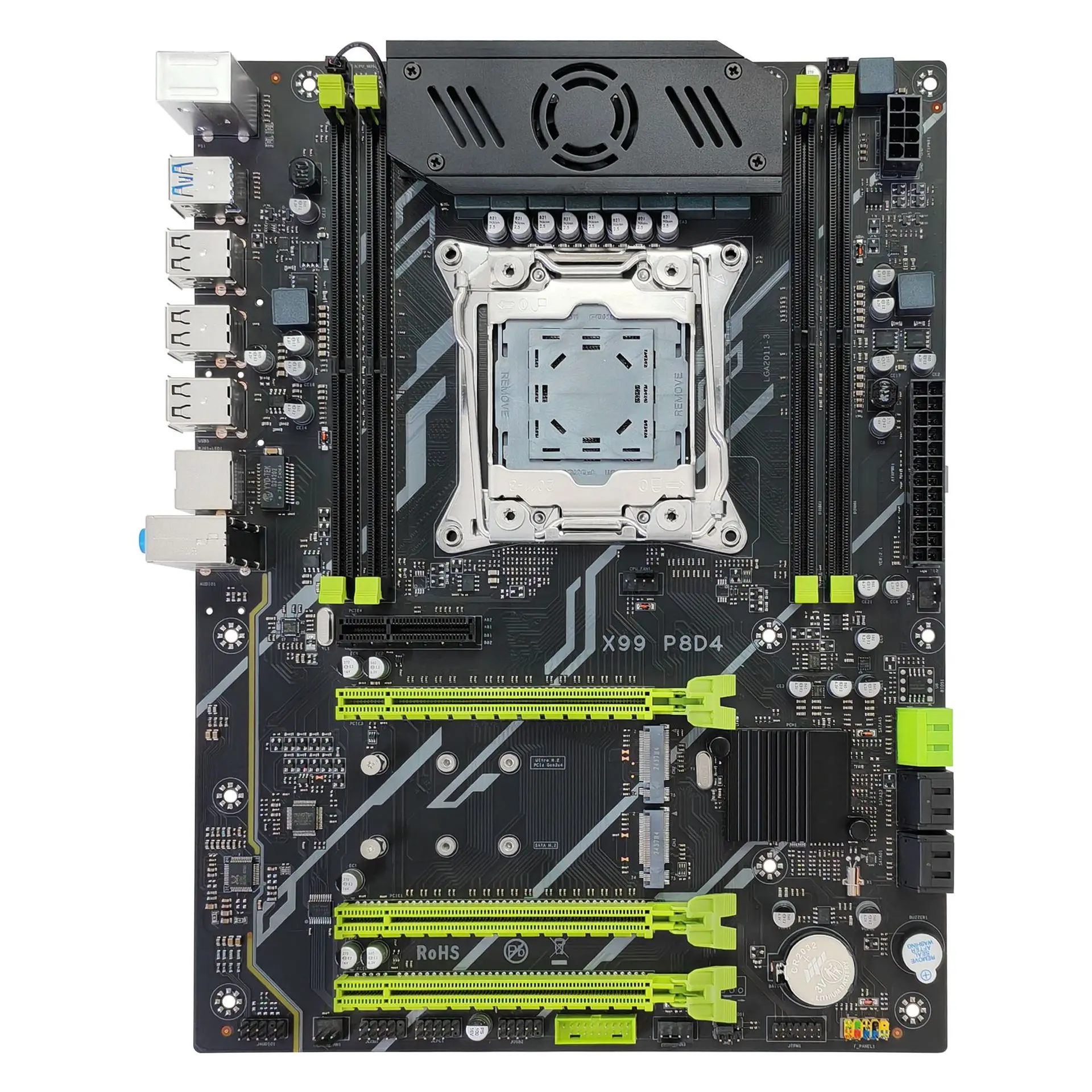

X99-P8D4 desktop main board supports 2011-3-pin DDR4 memory 6-layer PCB new computer large board