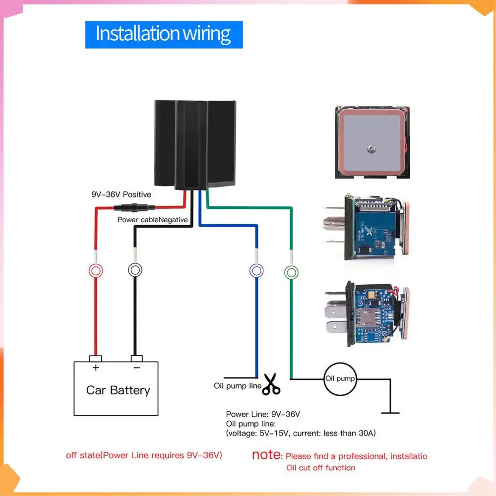B94A C13 Car Gprs Tracker Gps Locator Anti-Lost Gsm Gprs Network Real Time App Control Oil And Power Off