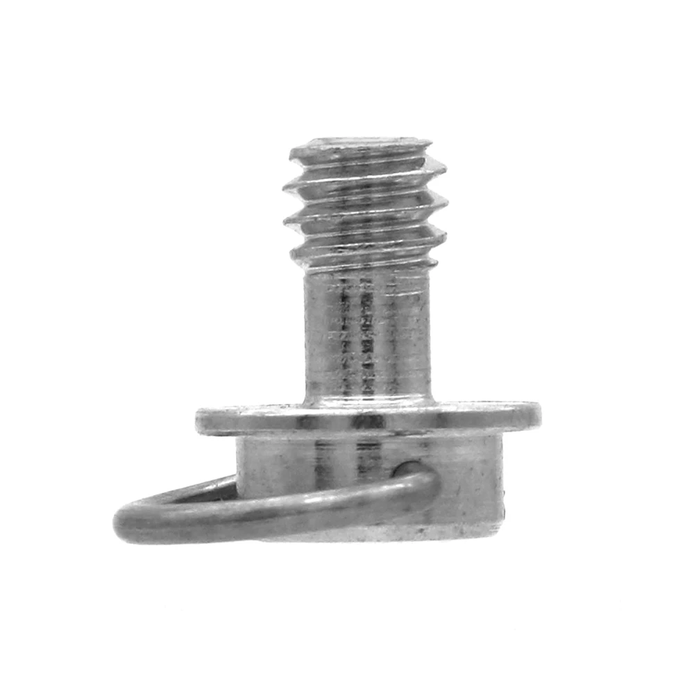 LL1490 1/4" C Ring Screw for DSLR Camera Tripod Quick Release Plate Silver