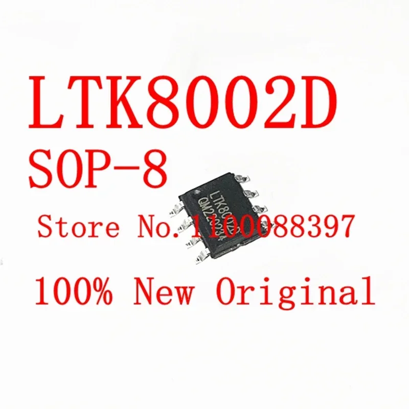 50PCS/LOT LTK8002D LTK8002 LTK 8002D TK8002D K8002D 8002 8002D SOP8 3W audio amplifier chip in stock