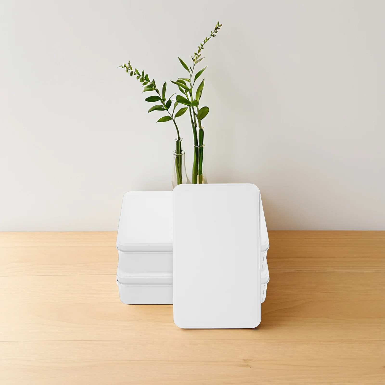 

3pcs Tin Box With Lid Storage Container Small Tinplate Box For Candy Sweets Snacks Jewelry Gift Wedding Party Organizer Case