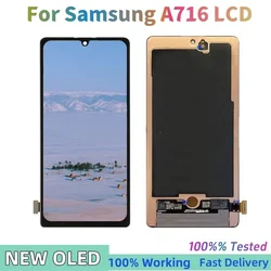 Fully Tested OLED A716 LCD For Samsung Galaxy A71 5G SM-A716 LCD Display Touch Screen Digitizer Assembly Replacement Parts