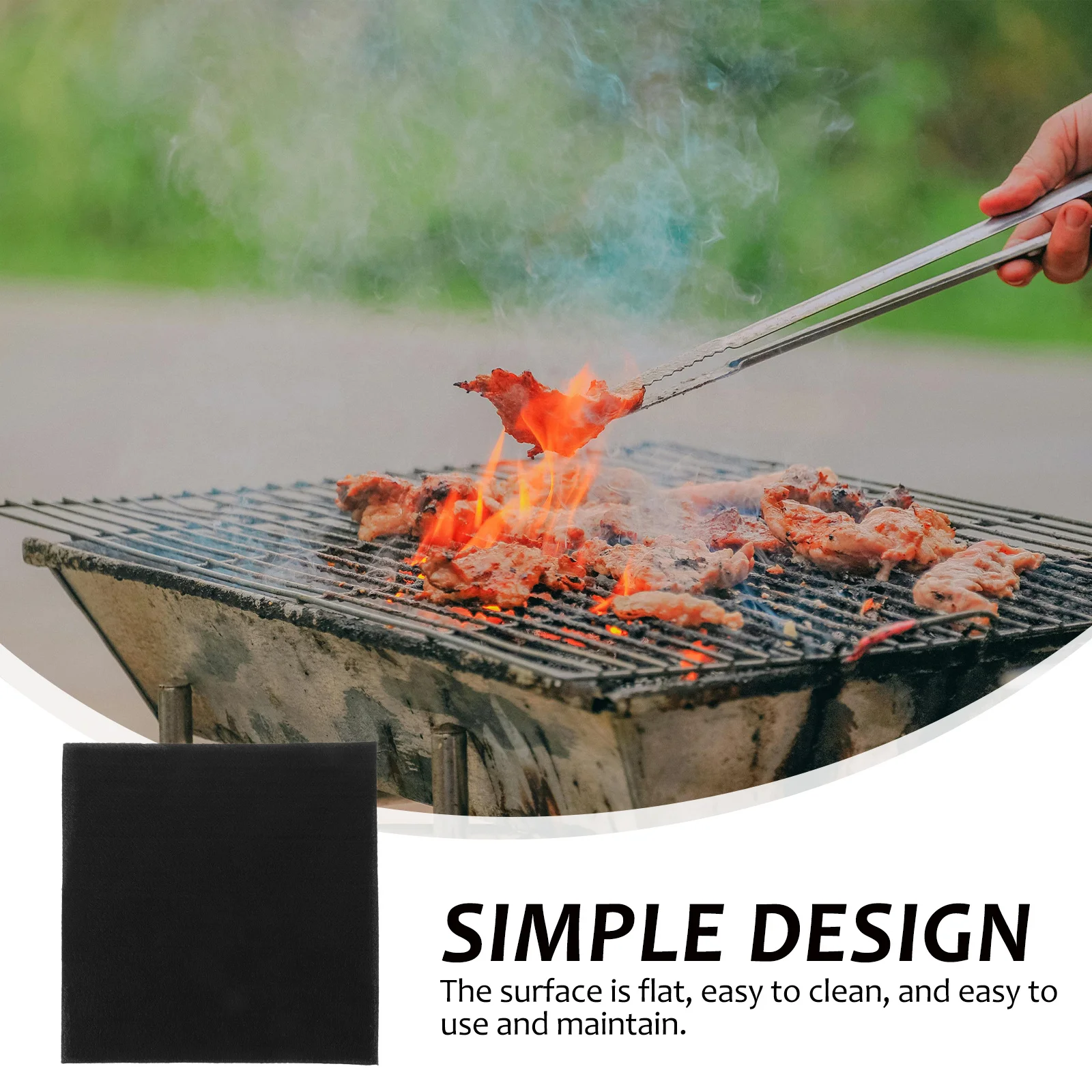 

20x20cm Fire Resistant Blanket Welding Mat Flame Proof Soldering Pad for Outdoor Activities Heat Protection Gear