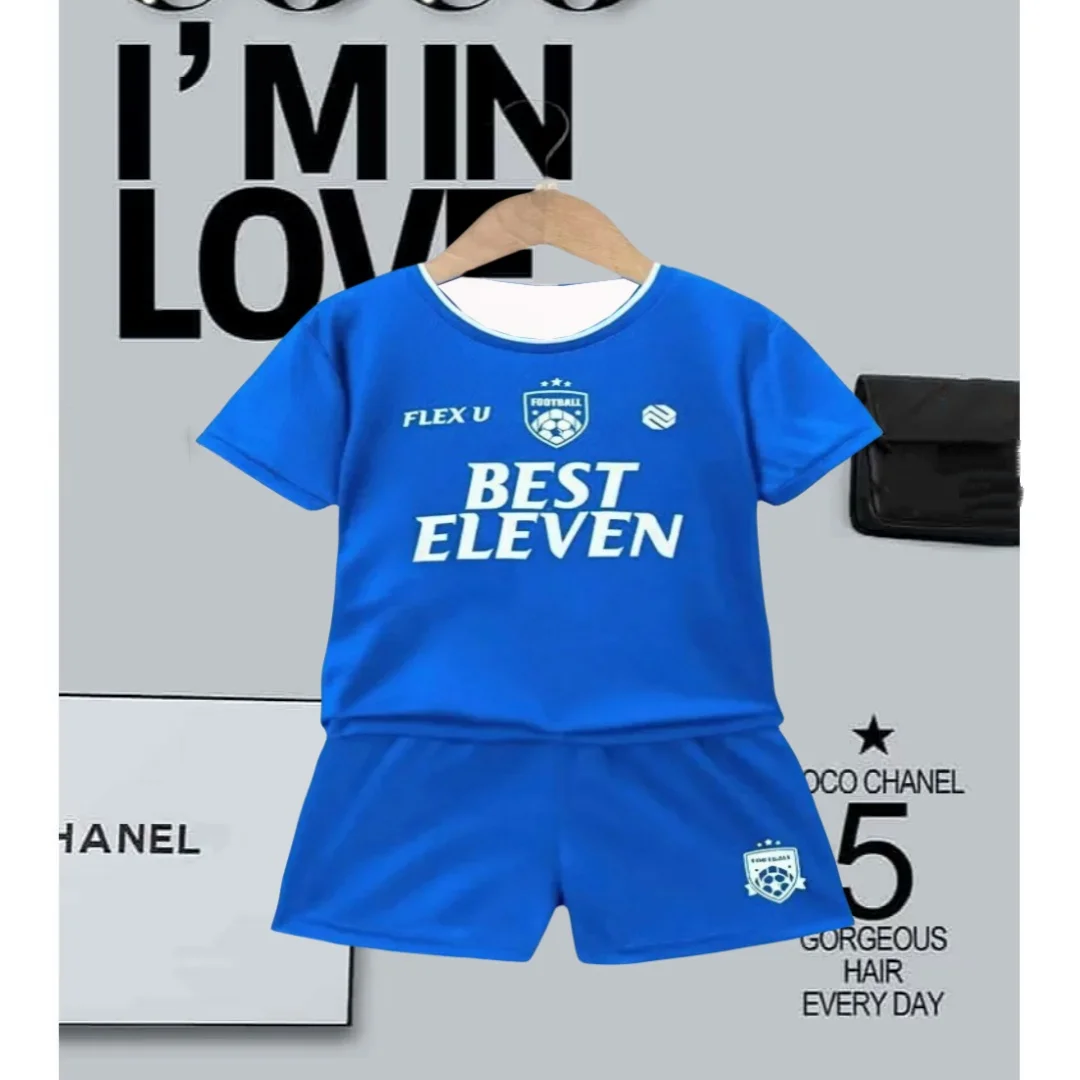 

Лето 2022, комплект шорт с короткими рукавами и буквенным принтом в американском уличном стиле для взрослых и детей, персонализированный спортивный комплект для родителей и детей