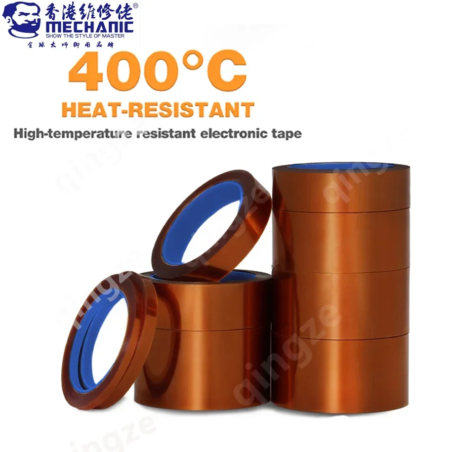 MECHANIC 35m High-temperature Resistance Electronic Tape for Mobile Phone Repair PCB Circuit Board Lithium Protection Tape