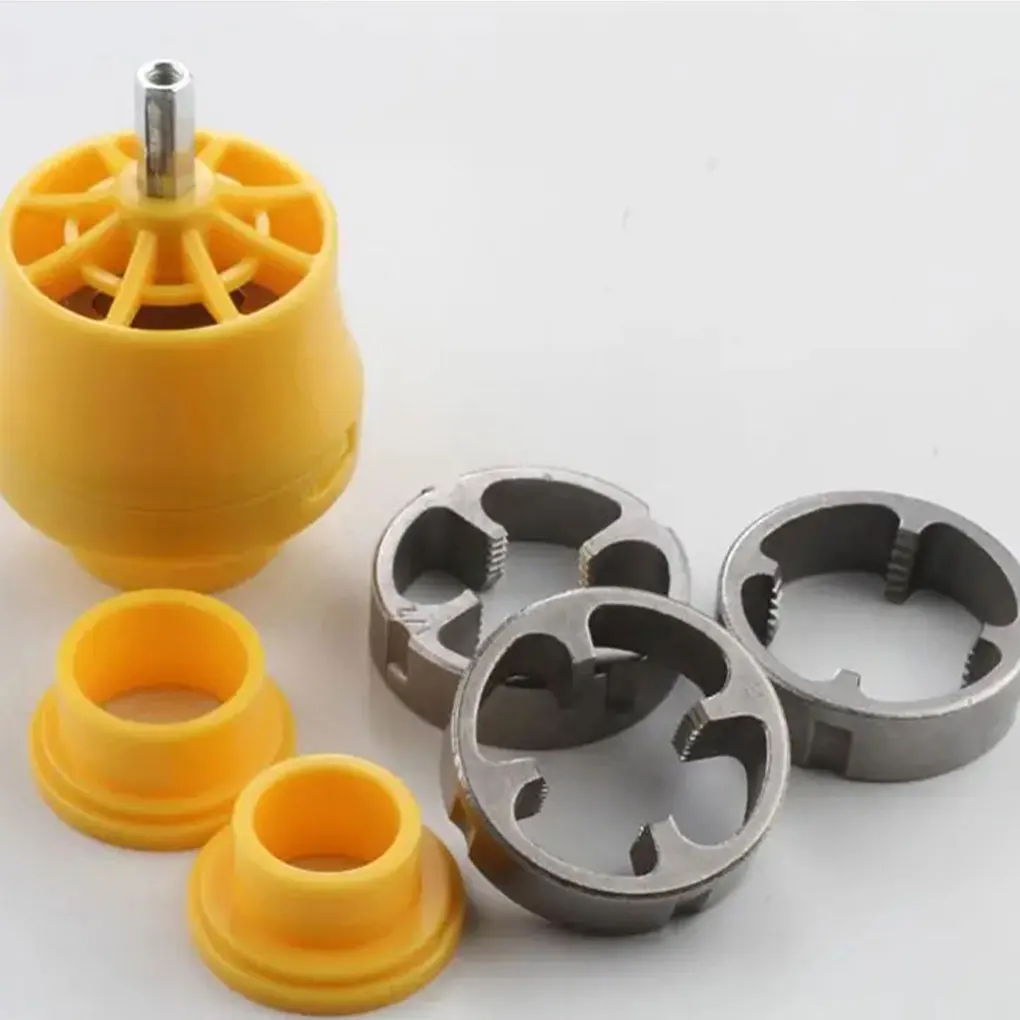 Yellow Convenient Threading Tool For Water Pipe Screw Extraction P Electric Drill Threading Tool