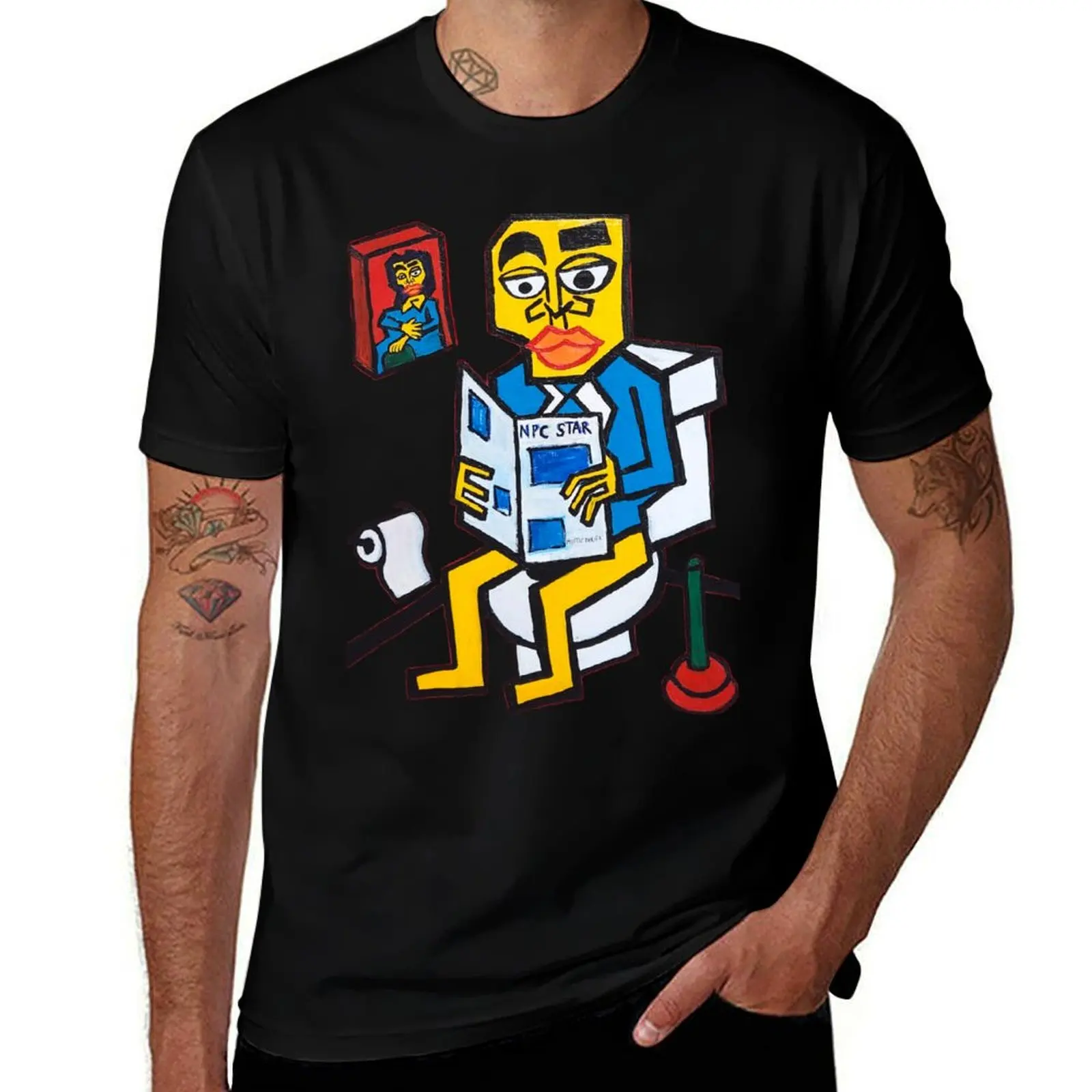 

NPC TOLIET T-Shirt anime tshirt new gifts and t-shirts funny gifts customs mens cotton t shirts