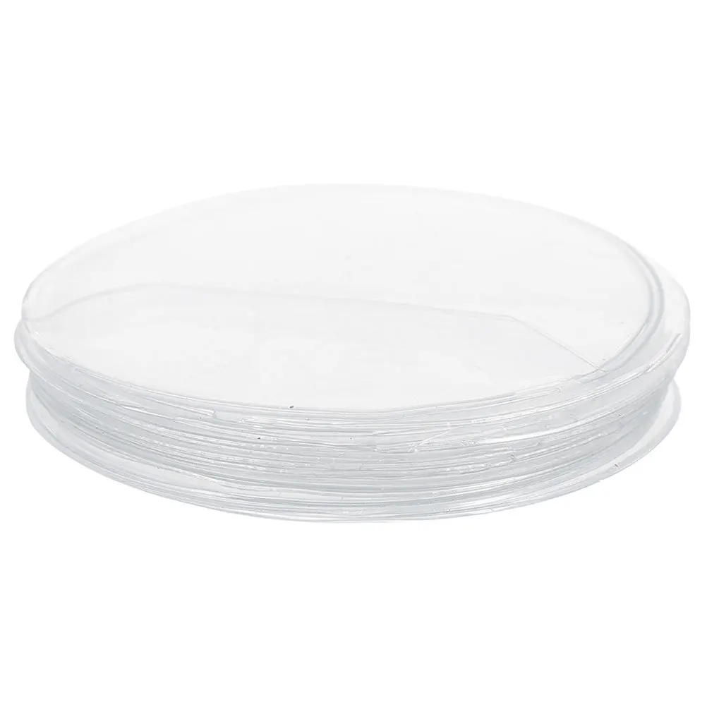 Couvre-badges ronds, 20 pièces, protecteurs de badges transparents, multi-usage pour pièces de monnaie, médaillons et collections de souvenirs, étuis à monnaie transparents