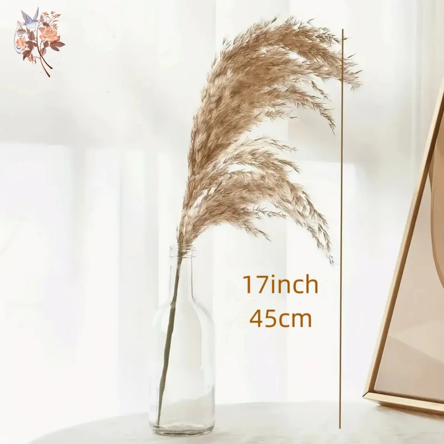 30Pcs Dried Flower Natural Fluffy Pampas Grass Bouquet Wedding Party Decoration Bunny Rabbit Tails Artificial Flowers Home Decor