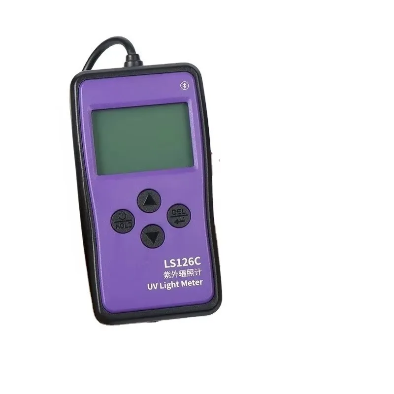 126 UVC Radiometer 254nm Ultraviolet Intensity Tester Portable UV Radiation Strength Measuring Light Meter