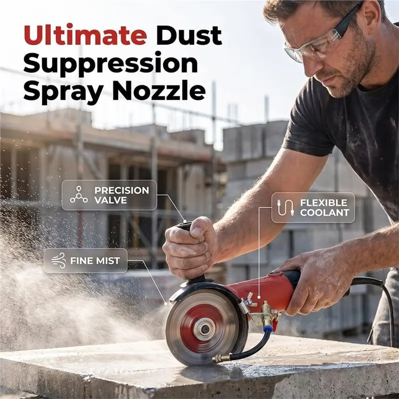 ABKP-Water Sprayer Dust Remover Misting System For Cutting Machine, Angle Grinder For Cutting Tile, Concrete