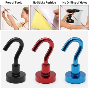 Móc từ tính mạnh, móc lưu trữ thanh bếp nhà, móc lưu trữ chìa khóa, móc treo phòng tắm, móc từ đa năng 6 IMA bán hàng chính cho khóa - №6