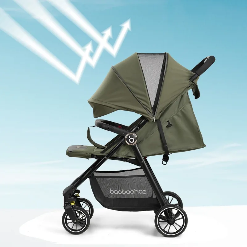 Lightweight Baby Stroller One Click Collection Garden Cart Can Sit or Lie Down Portable and Lightweight Lightweight Folding