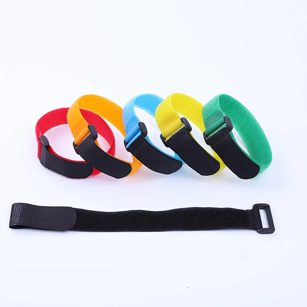 15 Pcs Ties Heavy Duty Mountable Straps Fastening Cable Fixing Hook and Loop Tape Load Securing Binding Buckle