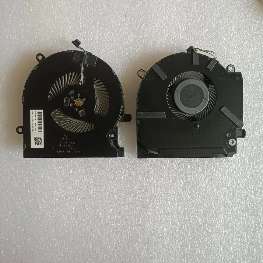 Imagem -03 - Original Cpu Gpu Cooler Fan para Omen 15-ek 15-en Tpn-q238 Q236 Portátil Radiador de Refrigeração Acessório M04215001 M04216-001 5v 12v