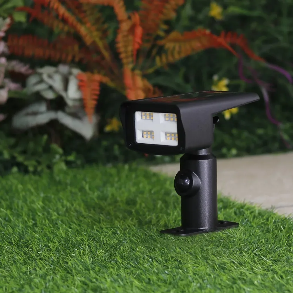 

2023 New Solar Motion Sensor LED Spotlight 30-600 Lumens, Stake or Mount