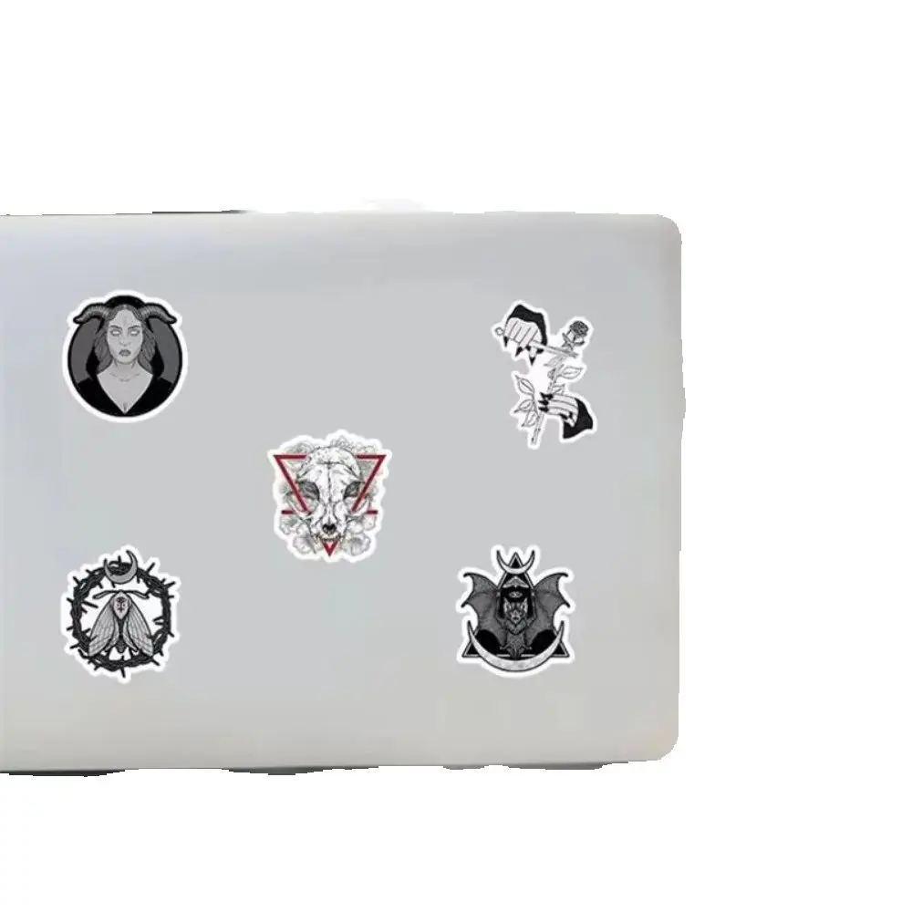 50 stuks gotische schedel cartoon graffiti skateboard mobiele telefoon helm helm laptop sticker sticker